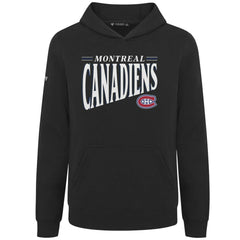 Montreal Canadiens Levelwear Youth Jr Podium Tally Pullover Hoodie - Black | NHL Clearance