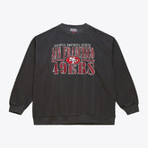 San Francisco 49ers Downtown Collection Fleece Sweatshirt - Black - Mitchell & Ness