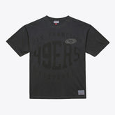 San Francisco 49ers Downtown Collection Premium T-Shirt - Black - Mitchell & Ness