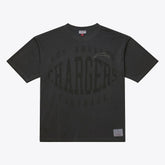 Los Angeles Chargers Downtown Collection Premium T-Shirt - Black - Mitchell & Ness