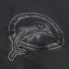Miami Dolphins Downtown Collection Premium Vintage Logo T-Shirt - Black - Mitchell & Ness