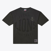 Detroit Lions Downtown Collection Premium Vintage Logo T-Shirt - Black - Mitchell & Ness