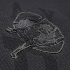 Green Bay Packers Downtown Collection Premium Vintage Logo T-Shirt - Black - Mitchell & Ness