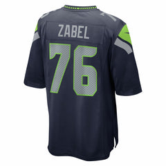Grey Zabel Seattle Seahawks 2025 NFL Draft First Round Pick Game Jersey - College Navy - Nike