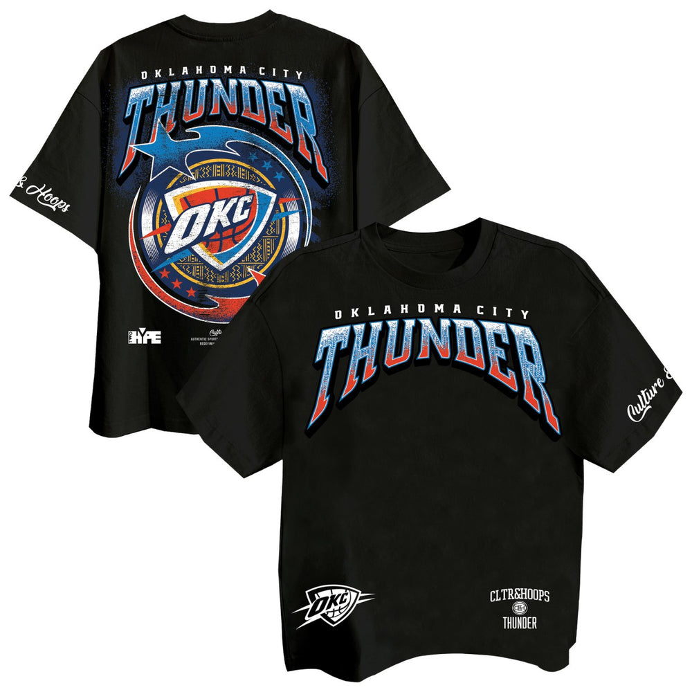 Oklahoma City Thunder Two Hype Drip & Dime Collection Premium T-Shirt Black