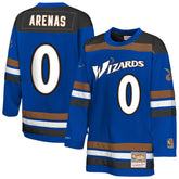 Mitchell & Ness Gilbert Arenas Washington Wizards Youth Maxxed Out 2.0 Fashion Hockey Jersey Blue