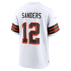 Shedeur Sanders Cleveland Browns 2025 NFL Draft 2nd Alternate Game Jersey - White - Nike