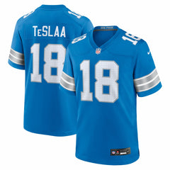 Isaac TeSlaa Detroit Lions Game Player Jersey - Blue - Nike