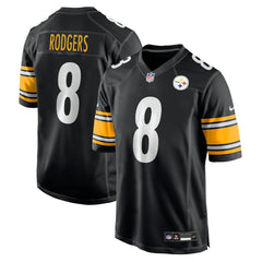 Aaron Rodgers Pittsburgh Steelers Game Jersey - Black - Nike