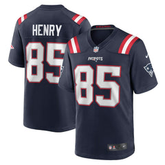 Hunter Henry New England Patriots Team Game Jersey - Navy - Nike