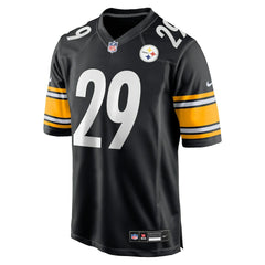 Kyle Dugger Pittsburgh Steelers Team Game Jersey - Black - Nike