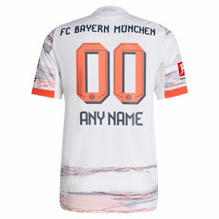 Adidas - Bayern Munich 2025/26 Away Custom Jersey - White
