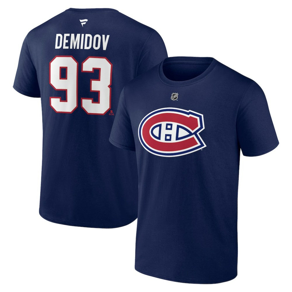 Ivan Demidov Montreal Canadiens Fanatics Authentic Stack Name & Number T-Shirt - Navy | Fanatics discount