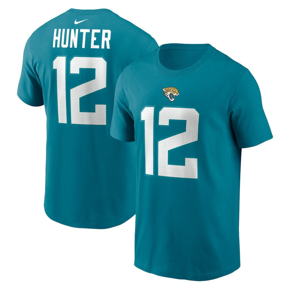 Travis Hunter Jacksonville Jaguars Name & Number T-Shirt - Teal - Nike