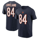Colston Loveland Chicago Bears Name & Number T-Shirt - Navy - Nike