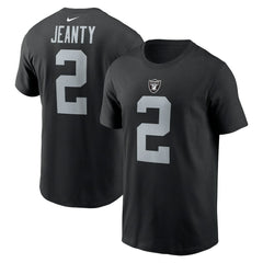 Ashton Jeanty Las Vegas Raiders Name & Number T-Shirt - Black - Nike
