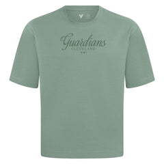 Cleveland Guardians Levelwear Ethereal Oversized Luxe Signature Knit T-Shirt Online