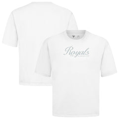 Kansas City Royals Levelwear Ethereal Oversized Luxe Signature Knit T-Shirt Sale