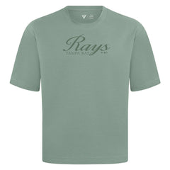 Tampa Bay Rays Levelwear Ethereal Oversized Luxe Signature Knit T-Shirt Outlet