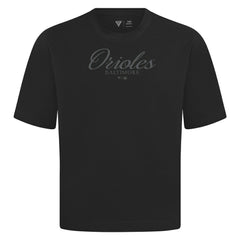 Baltimore Orioles Levelwear Ethereal Oversized Luxe Signature Knit T-Shirt for sale