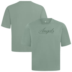 Los Angeles Angels Levelwear Ethereal Oversized Luxe Signature Knit T-Shirt for sale