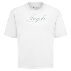 Los Angeles Angels Levelwear Ethereal Oversized Luxe Signature Knit T-Shirt Online