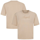 Los Angeles Angels Levelwear Ethereal Oversized Luxe Signature Knit T-Shirt for sale