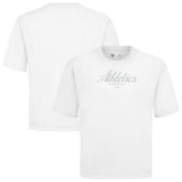 Athletics Levelwear Ethereal Oversized Luxe Signature Knit T-Shirt for sale