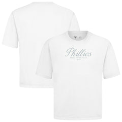 Philadelphia Phillies Levelwear Ethereal Oversized Luxe Signature Knit T-Shirt Online