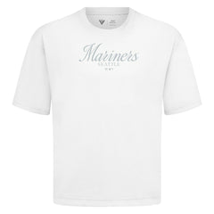 Seattle Mariners Levelwear Ethereal Oversized Luxe Signature Knit T-Shirt for sale