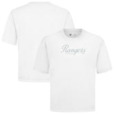 Texas Rangers Levelwear Ethereal Oversized Luxe Signature Knit T-Shirt Sale