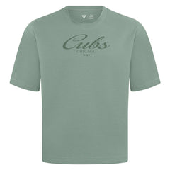 Chicago Cubs Levelwear Ethereal Oversized Luxe Signature Knit T-Shirt Outlet