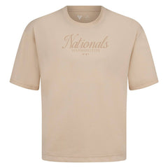Washington Nationals Levelwear Ethereal Oversized Luxe Signature Knit T-Shirt Outlet