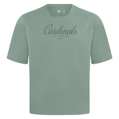 St. Louis Cardinals Levelwear Ethereal Oversized Luxe Signature Knit T-Shirt Discount
