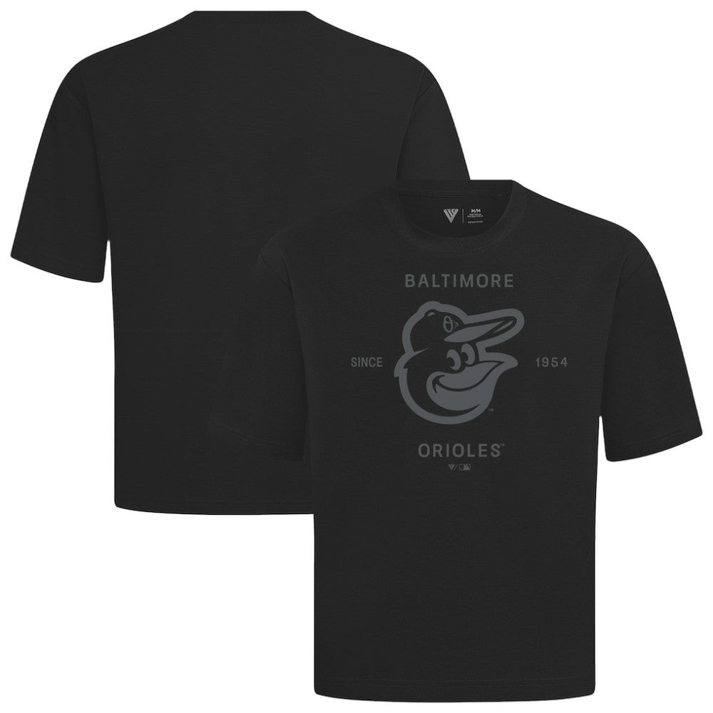 Baltimore Orioles Levelwear Crossway Oversized Luxe Signature Knit T-Shirt Near Me