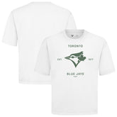 Toronto Blue Jays Levelwear Crossway Oversized Luxe Signature Knit T-Shirt Sale