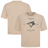 Toronto Blue Jays Levelwear Crossway Oversized Luxe Signature Knit T-Shirt for sale