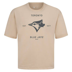 Toronto Blue Jays Levelwear Crossway Oversized Luxe Signature Knit T-Shirt for sale