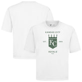 Kansas City Royals Levelwear Crossway Oversized Luxe Signature Knit T-Shirt for sale