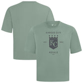 Kansas City Royals Levelwear Crossway Oversized Luxe Signature Knit T-Shirt Discount