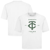Minnesota Twins Levelwear Crossway Oversized Luxe Signature Knit T-Shirt Discount