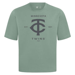 Minnesota Twins Levelwear Crossway Oversized Luxe Signature Knit T-Shirt Outlet