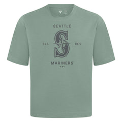 Seattle Mariners Levelwear Crossway Oversized Luxe Signature Knit T-Shirt for sale