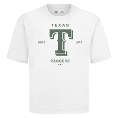 Texas Rangers Levelwear Crossway Oversized Luxe Signature Knit T-Shirt for sale