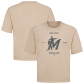 Miami Marlins Levelwear Crossway Oversized Luxe Signature Knit T-Shirt Near Me