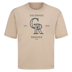 Colorado Rockies Levelwear Crossway Oversized Luxe Signature Knit T-Shirt Online