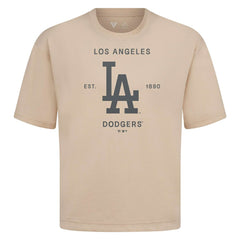 Los Angeles Dodgers Levelwear Crossway Oversized Luxe Signature Knit T-Shirt Discount