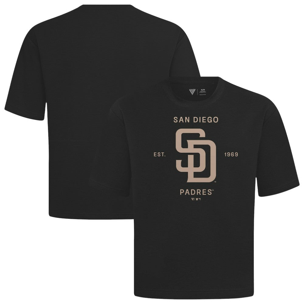 San Diego Padres Levelwear Crossway Oversized Luxe Signature Knit T-Shirt Discount