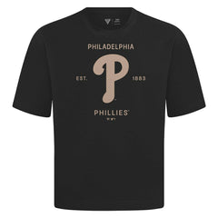 Philadelphia Phillies Levelwear Crossway Oversized Luxe Signature Knit T-Shirt Online