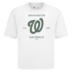 Washington Nationals Levelwear Crossway Oversized Luxe Signature Knit T-Shirt Sale